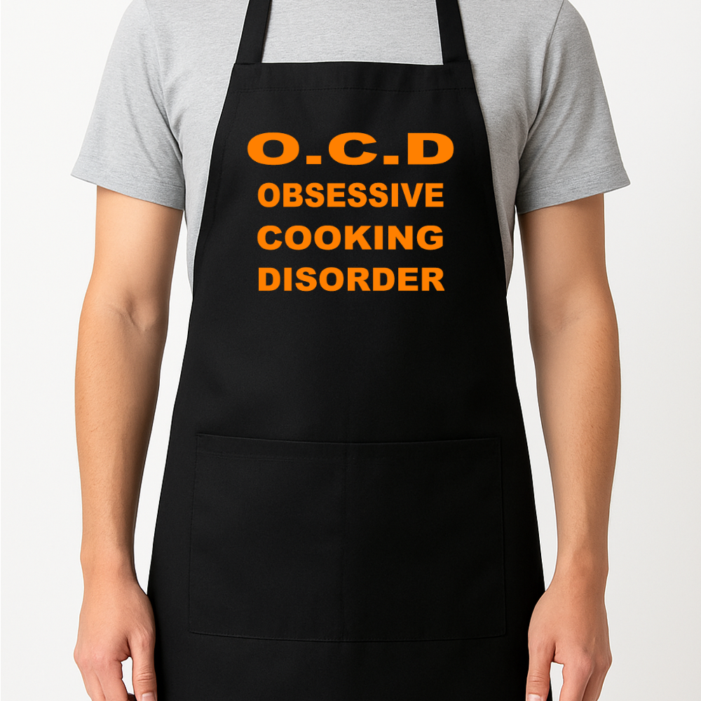 O.C.D. Obsessive Cooking Apron Gift Present Barbeque