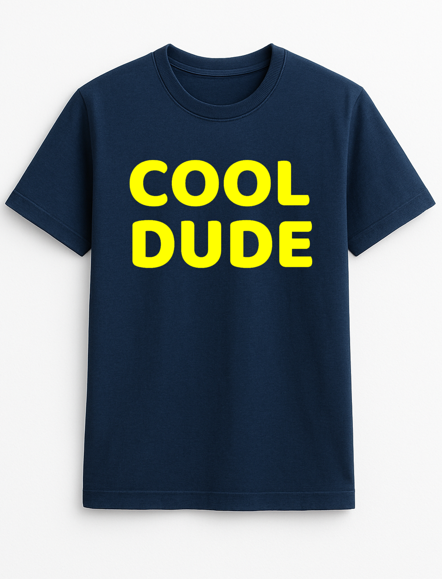 Cool Dude Humorous Funny Personalised Slogan Unisex T-Shirt Gift Black