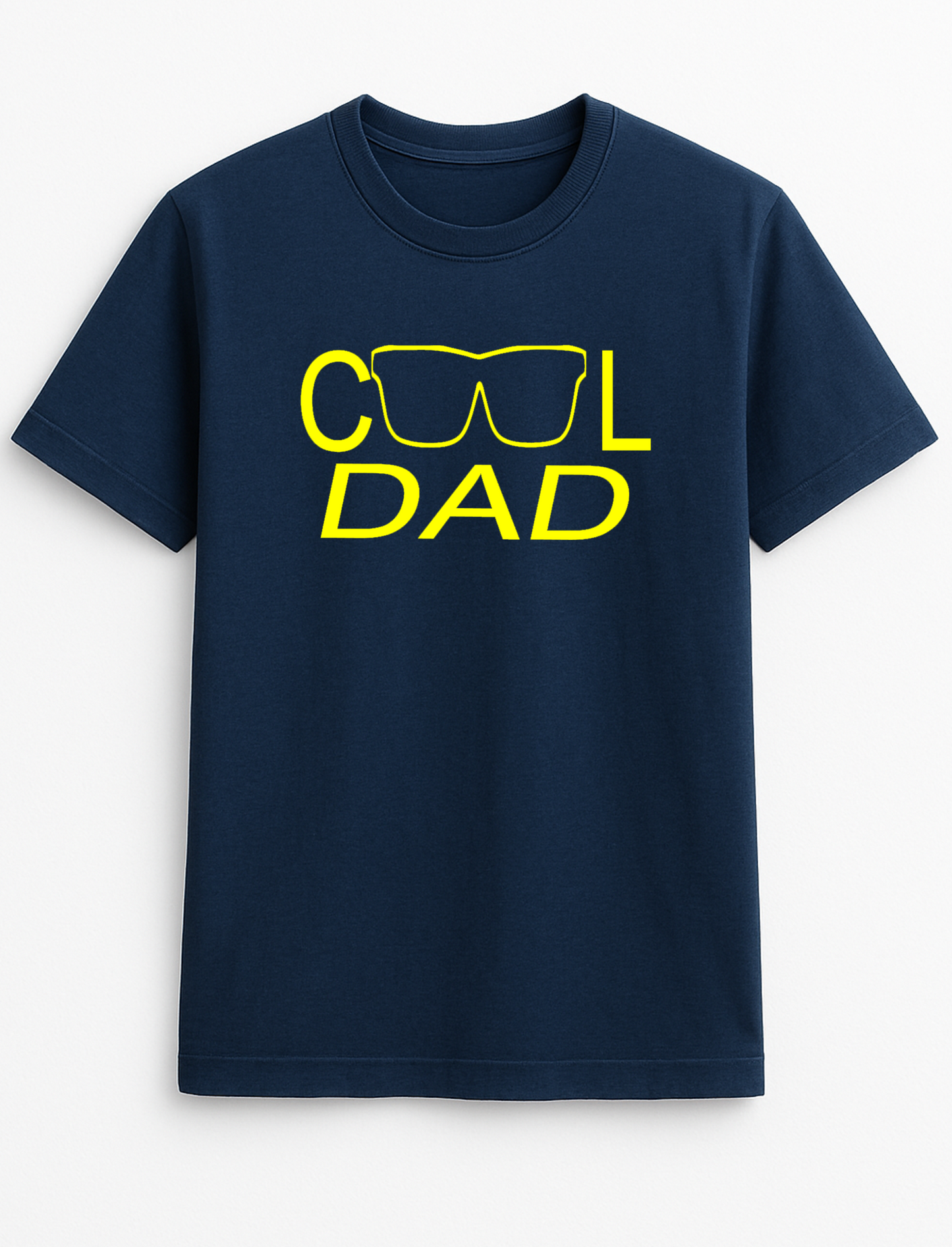 Cool Dad Humorous Personalised Funny Slogan Unisex T-Shirt Gift. Black