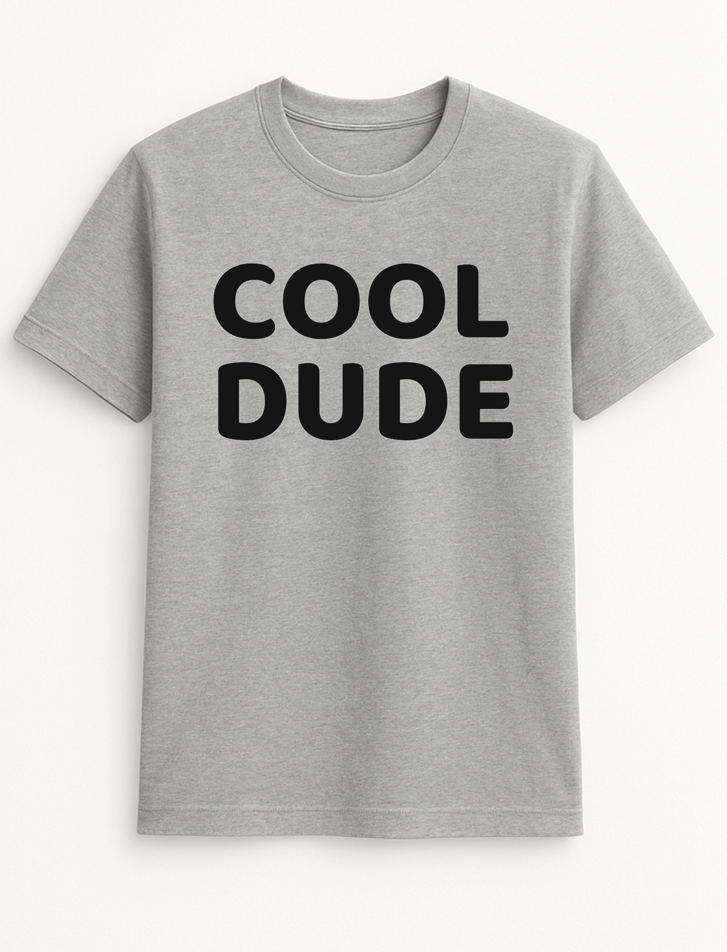 Cool Dude Humorous Funny Personalised Slogan Unisex T-Shirt Gift Black