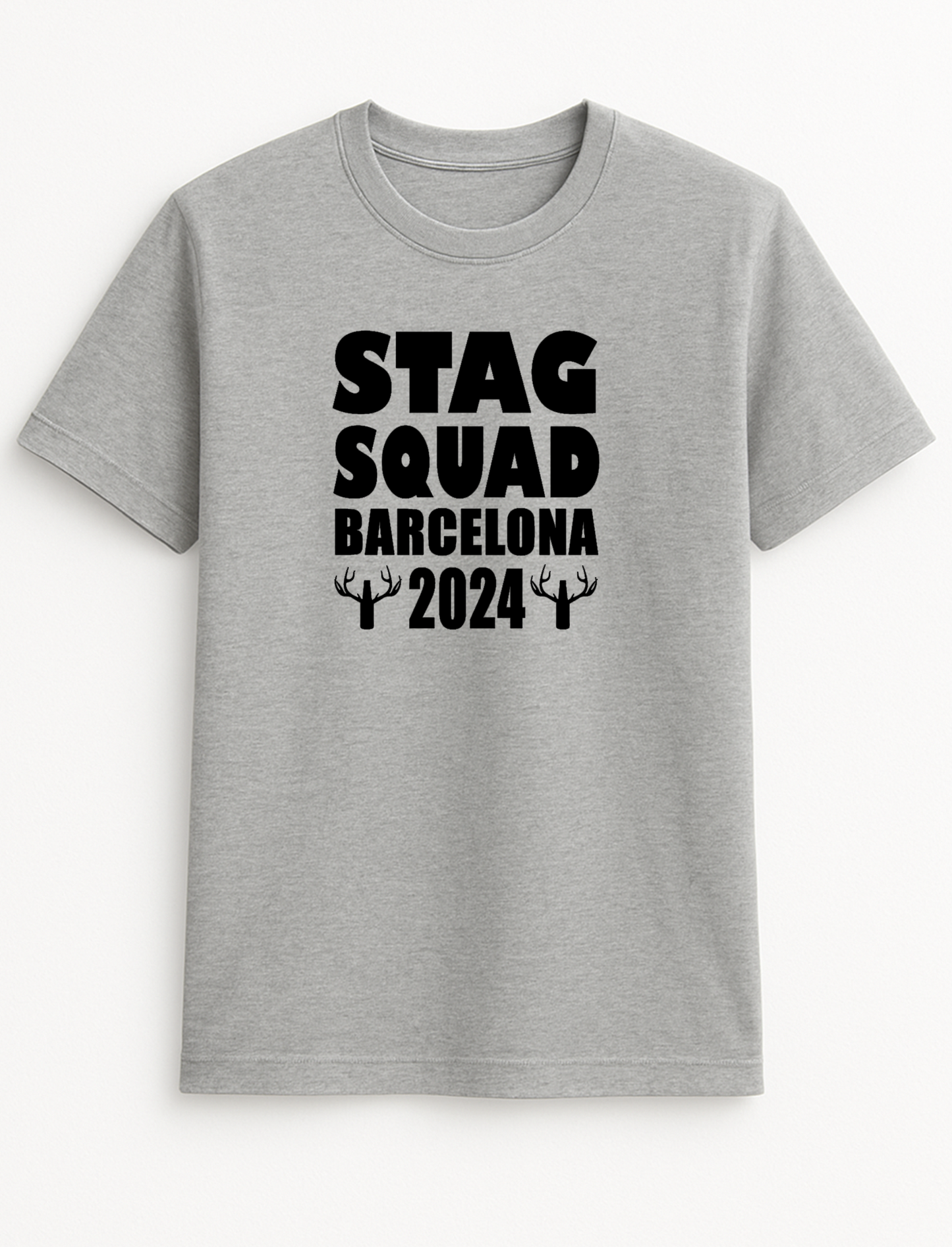 Stag Squad Your Destination and Year Customised Slogan T-Shirt Gift
