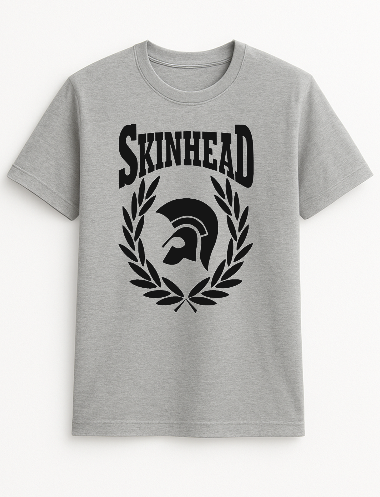 Skinhead Trojan Slogan Personalised Colours Unisex T-Shirt Gift Black, S-XXL