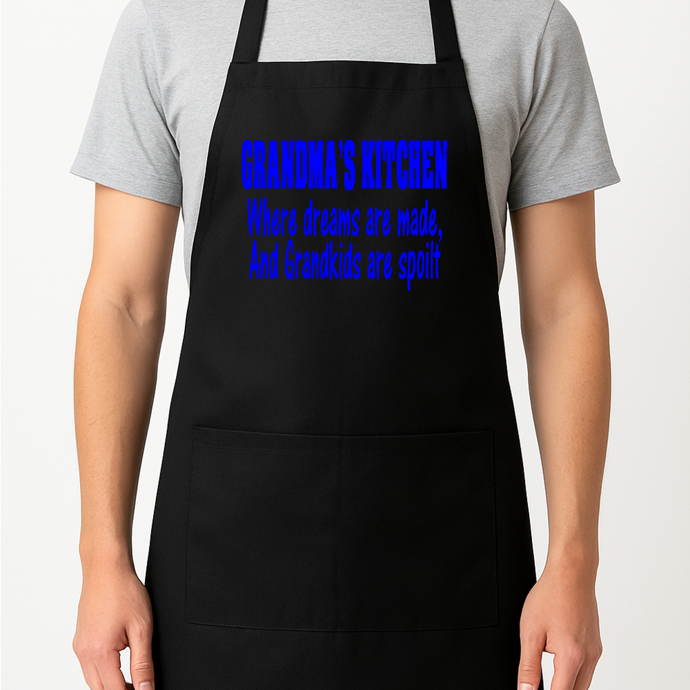 Grandma's Kitchen Apron Gift Present Barbeque Nanny Nanna Granny