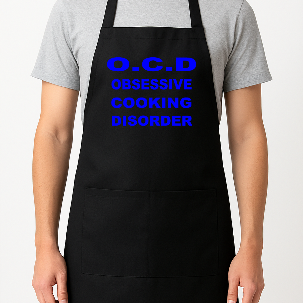 O.C.D. Obsessive Cooking Apron Gift Present Barbeque