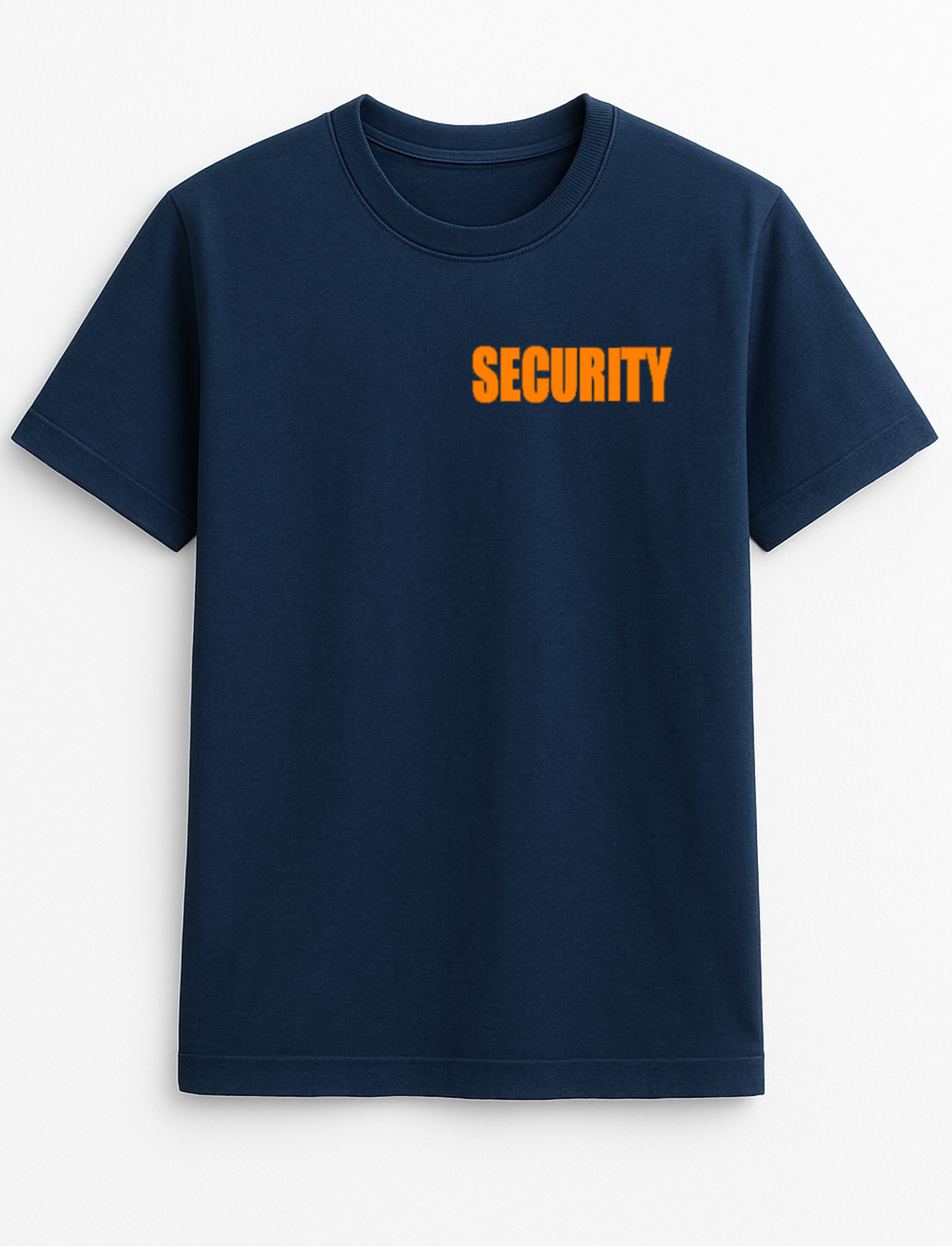 Security T-Shirt – Professional Guard Uniform Tee | Durable & Comfortable (Front & Back) Black