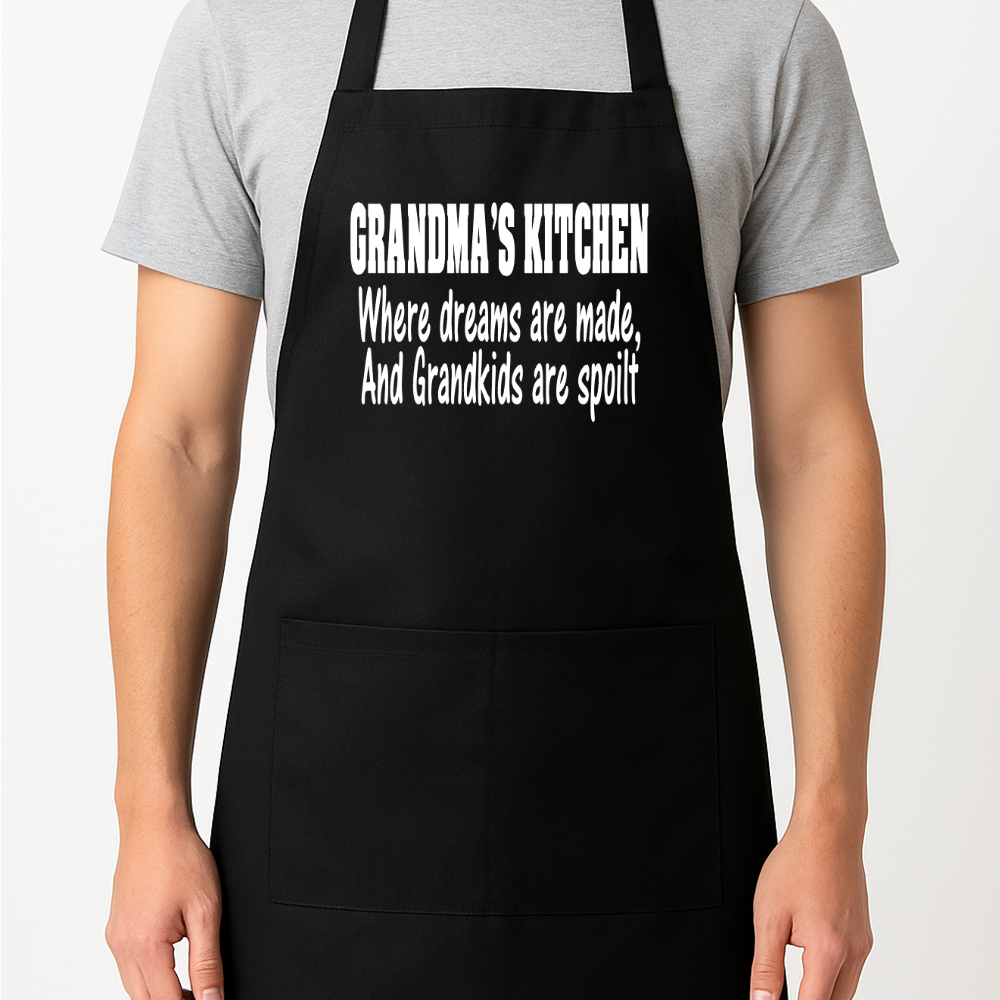 Grandma's Kitchen Apron Gift Present Barbeque Nanny Nanna Granny