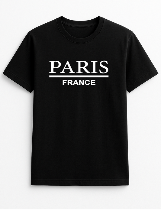 Paris France Graphic Slogan Unisex T-Shirt Gift