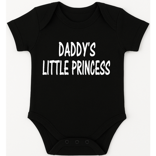 Daddy's Little Princess funny, novelty, baby suit, baby grow, christening gift