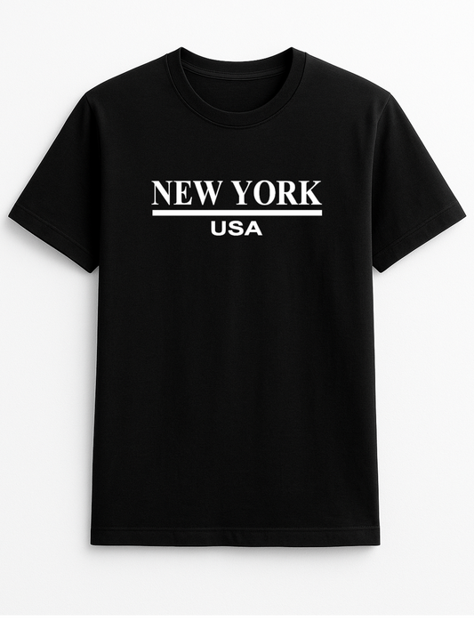 New York USA Graphic Slogan Unisex T-Shirt Gift