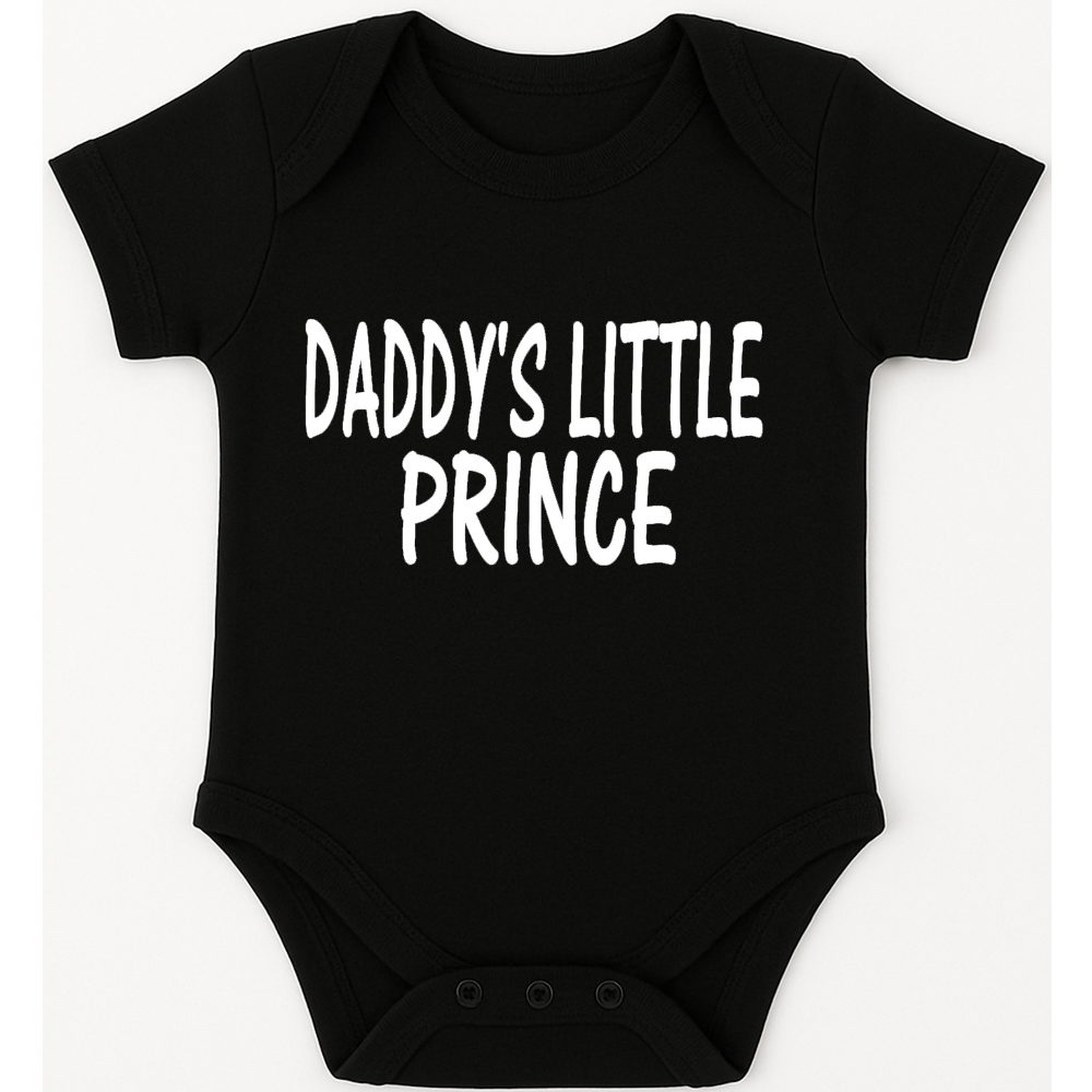 Daddy's Little Prince funny, novelty, baby suit, baby grow, christening gift