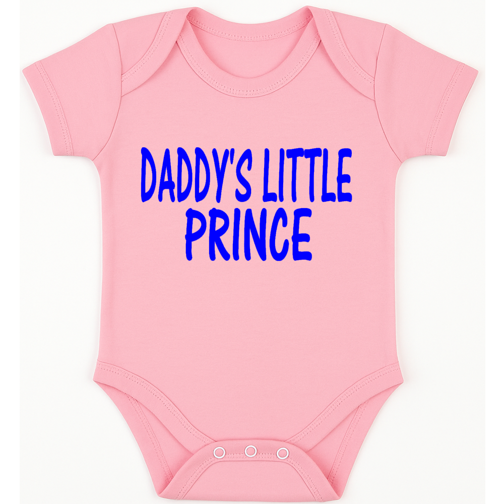 Daddy's Little Prince funny, novelty, baby suit, baby grow, christening gift