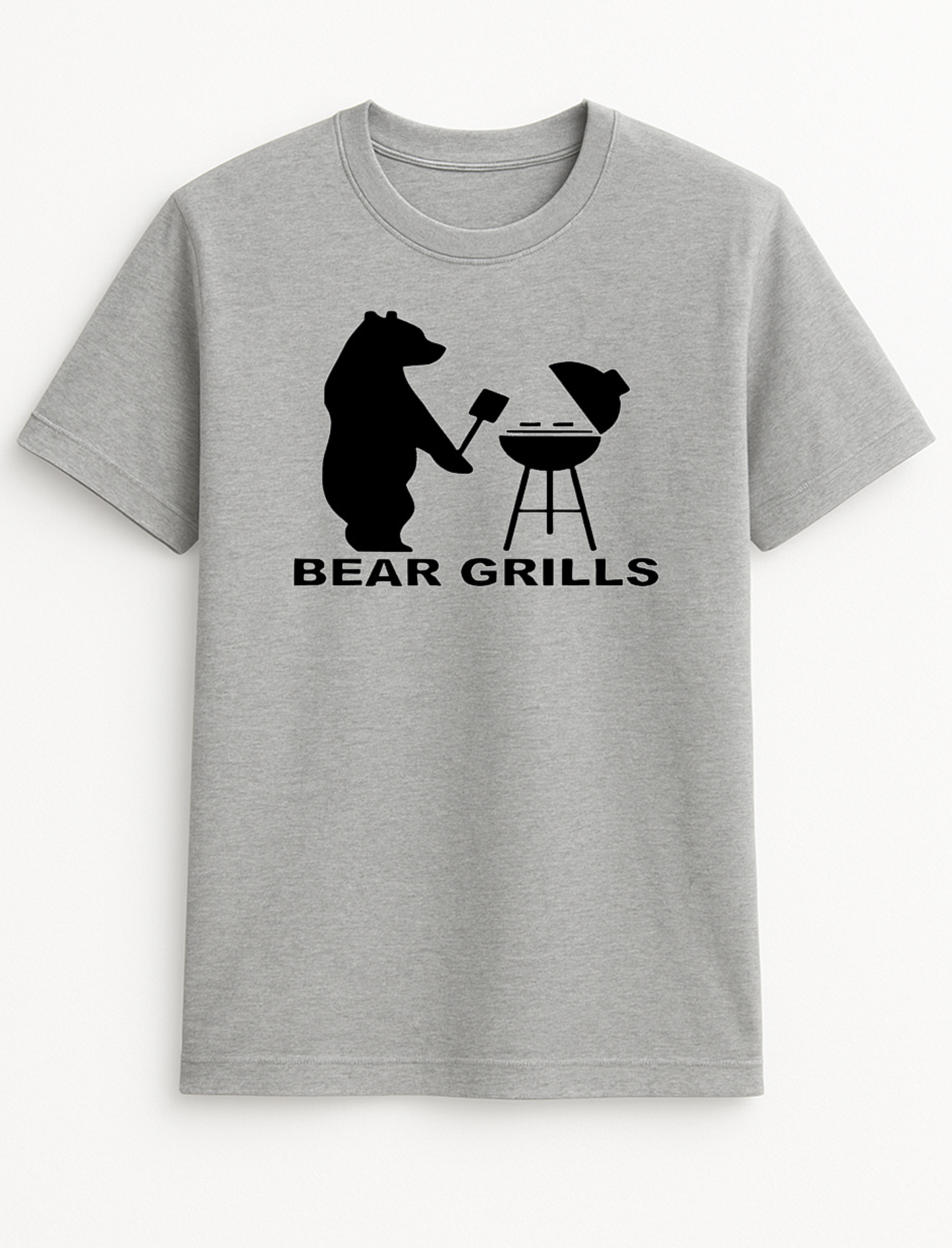 Bear Grills Humorous Funny Personalised Slogan Unisex T-Shirt Gift Black