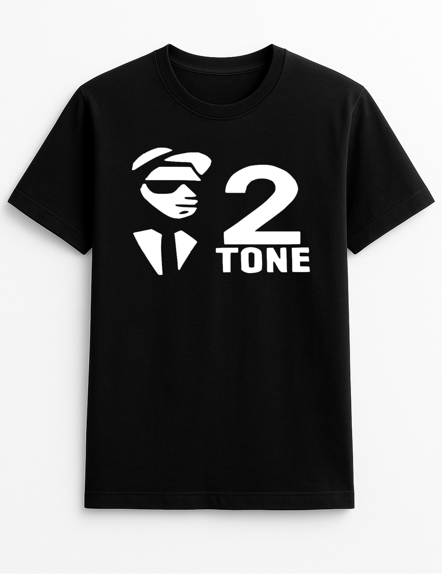 2-Tone Two Tone Ska Slogan Personalised Colours Unisex T-Shirt Gift, Multicoloured, S-XXL