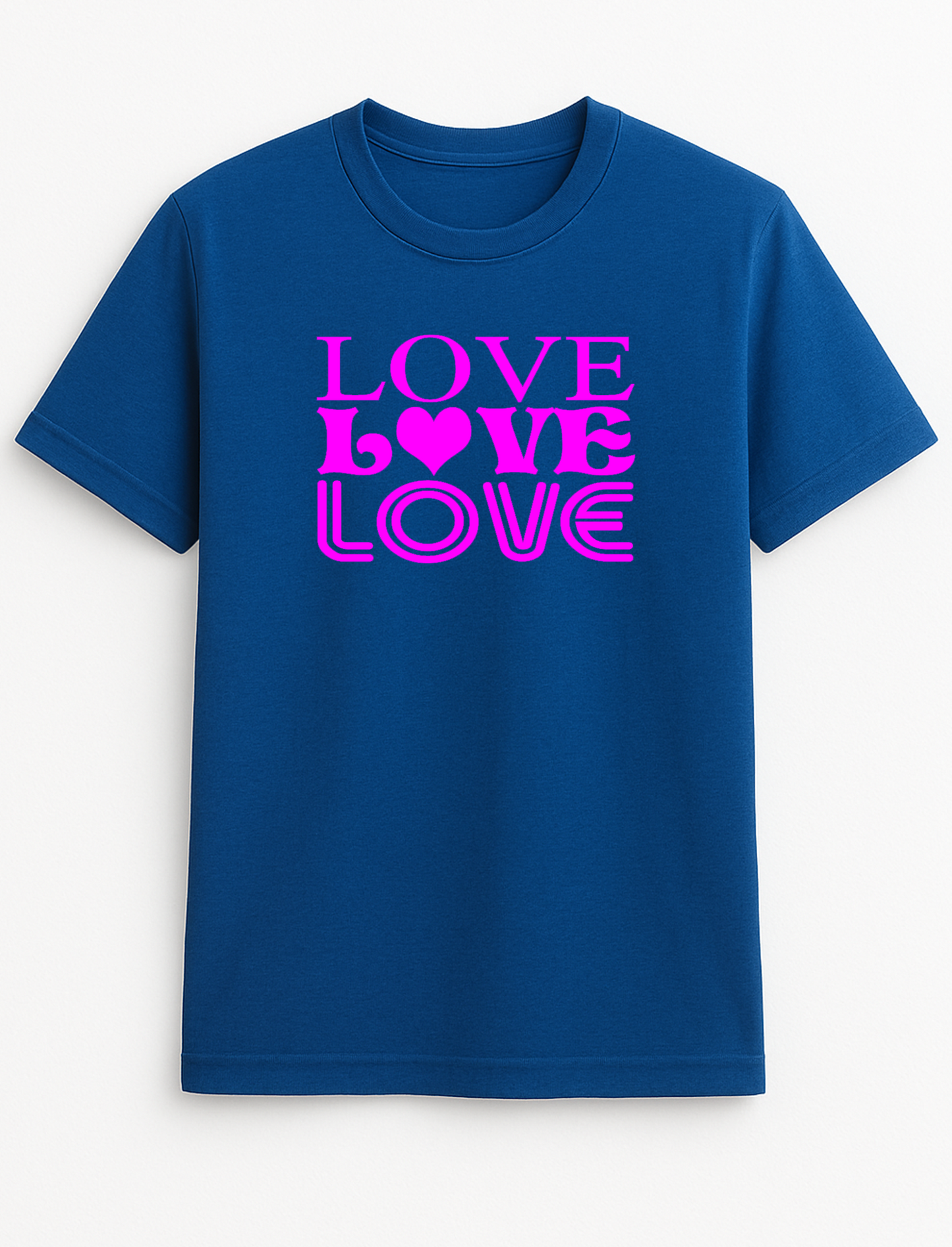 Love Love Love Slogan T-Shirt Gift