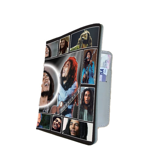 Bob M Reggae Singer Icon Passport Case Holder Gift