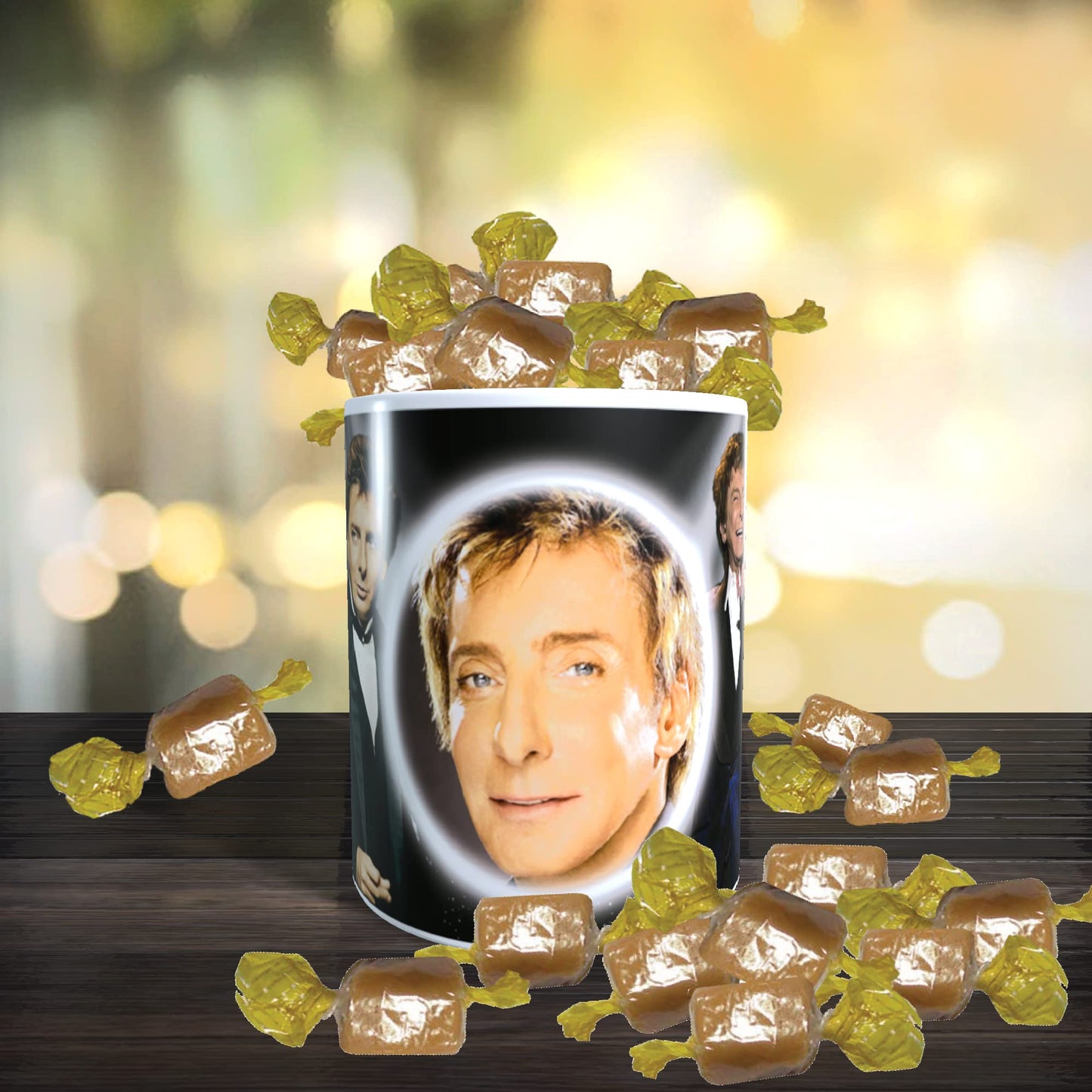 Manilow Icon Gift Mug with Sweets