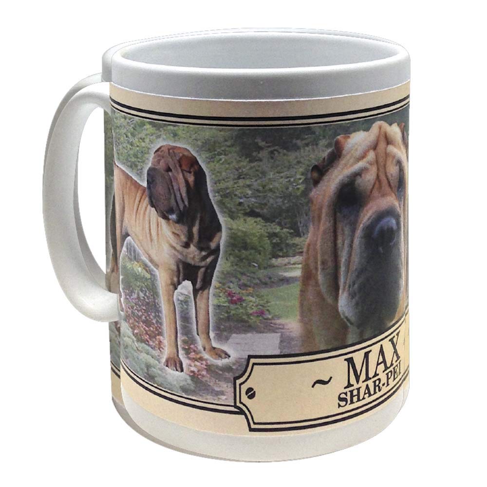 Shar Pei Personalised Dog Breed Gift Mug