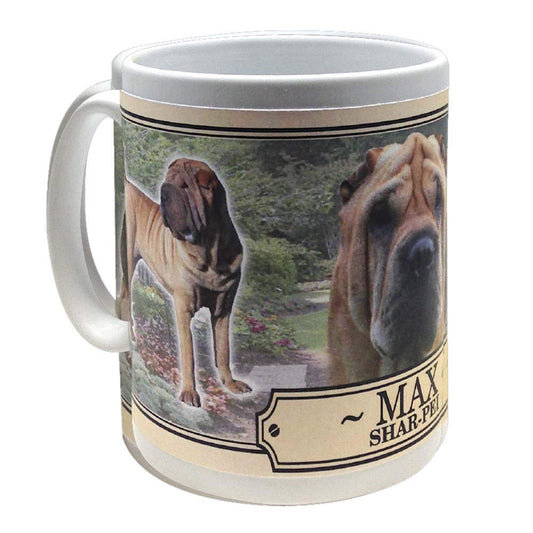 Shar Pei Personalised Dog Breed Gift Mug