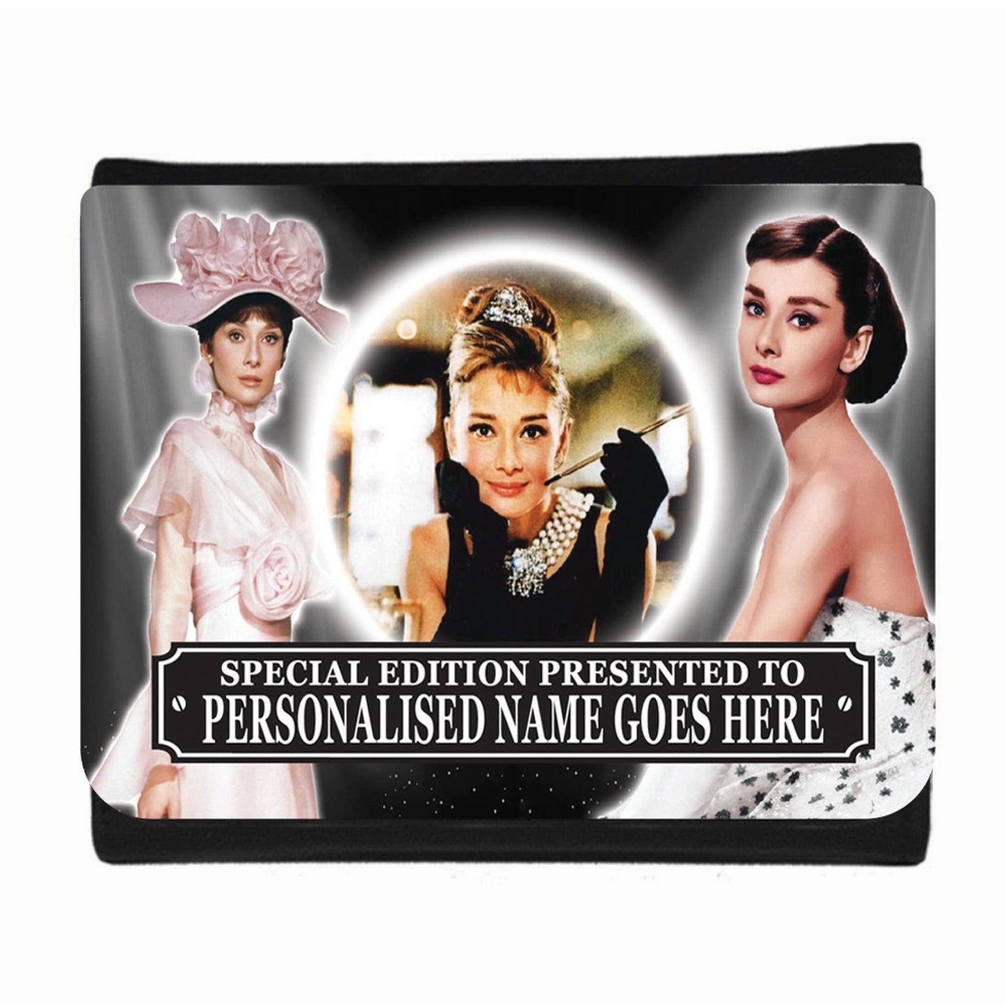 Hepburn Celebrity Movie Icon Personalised Wallet Gift Audrey