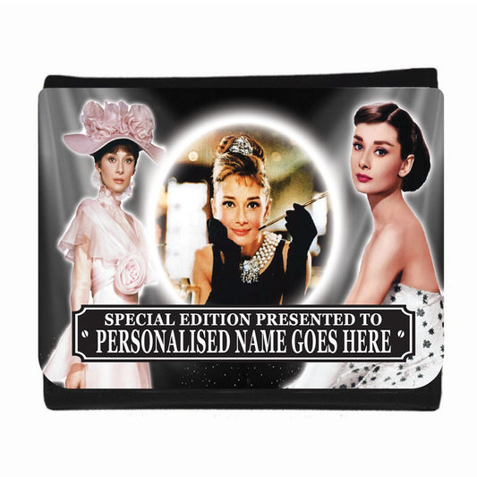 Hepburn Celebrity Movie Icon Personalised Wallet Gift Audrey