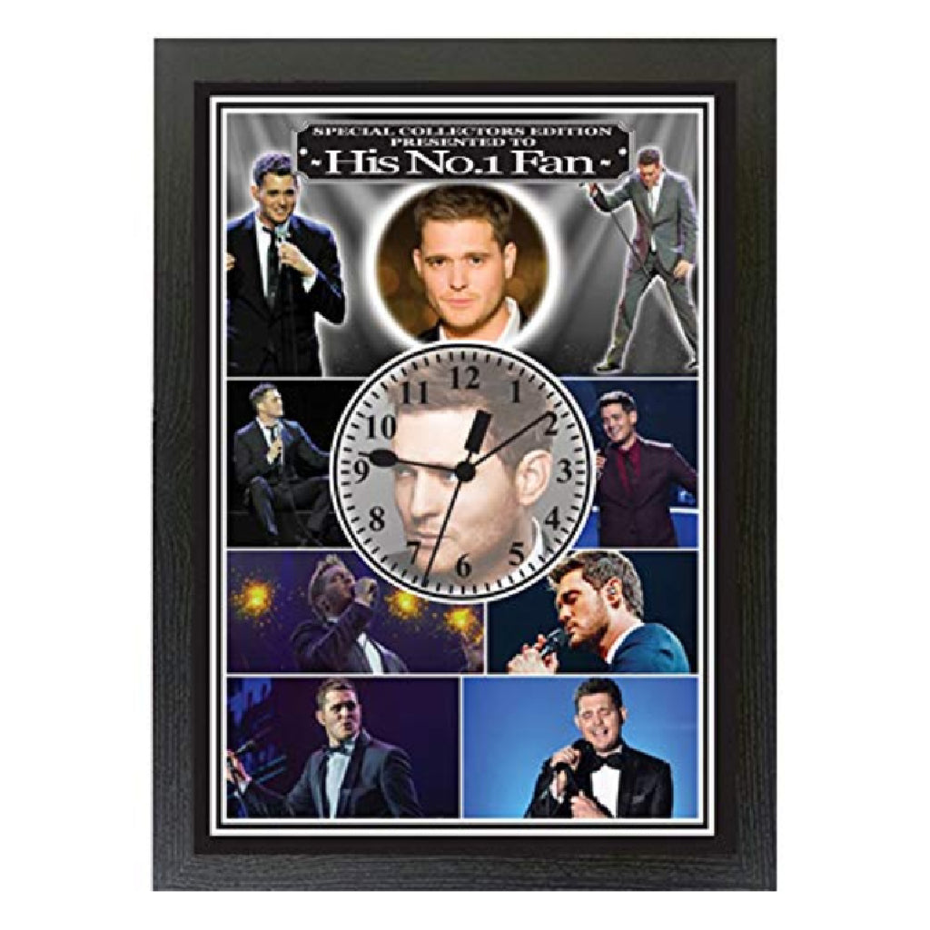 Michael Buble Icon Gift Clock