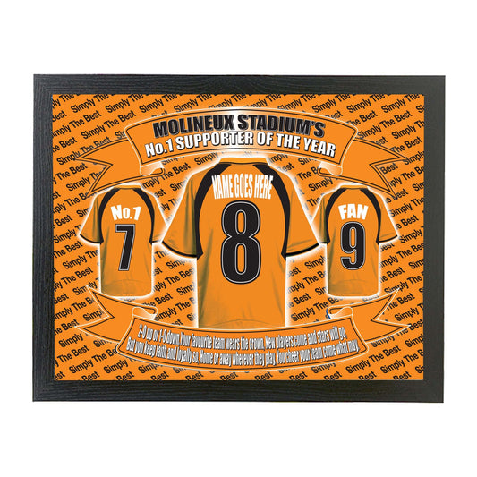 Wolves Football Shirt Personalised Picture Gift