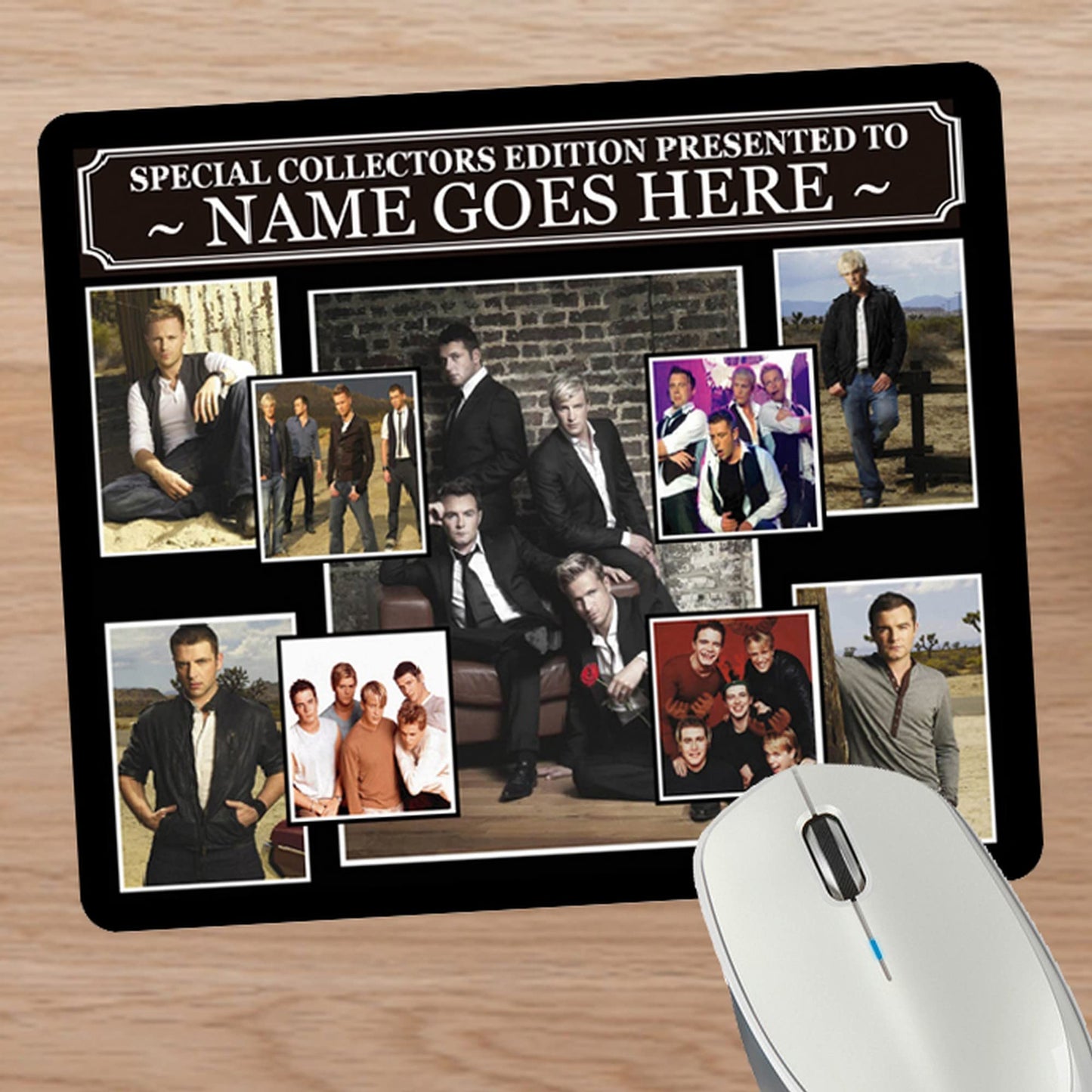 West 'Irish Boy Band' Life Music Icon Personalised Mouse Mat Gift