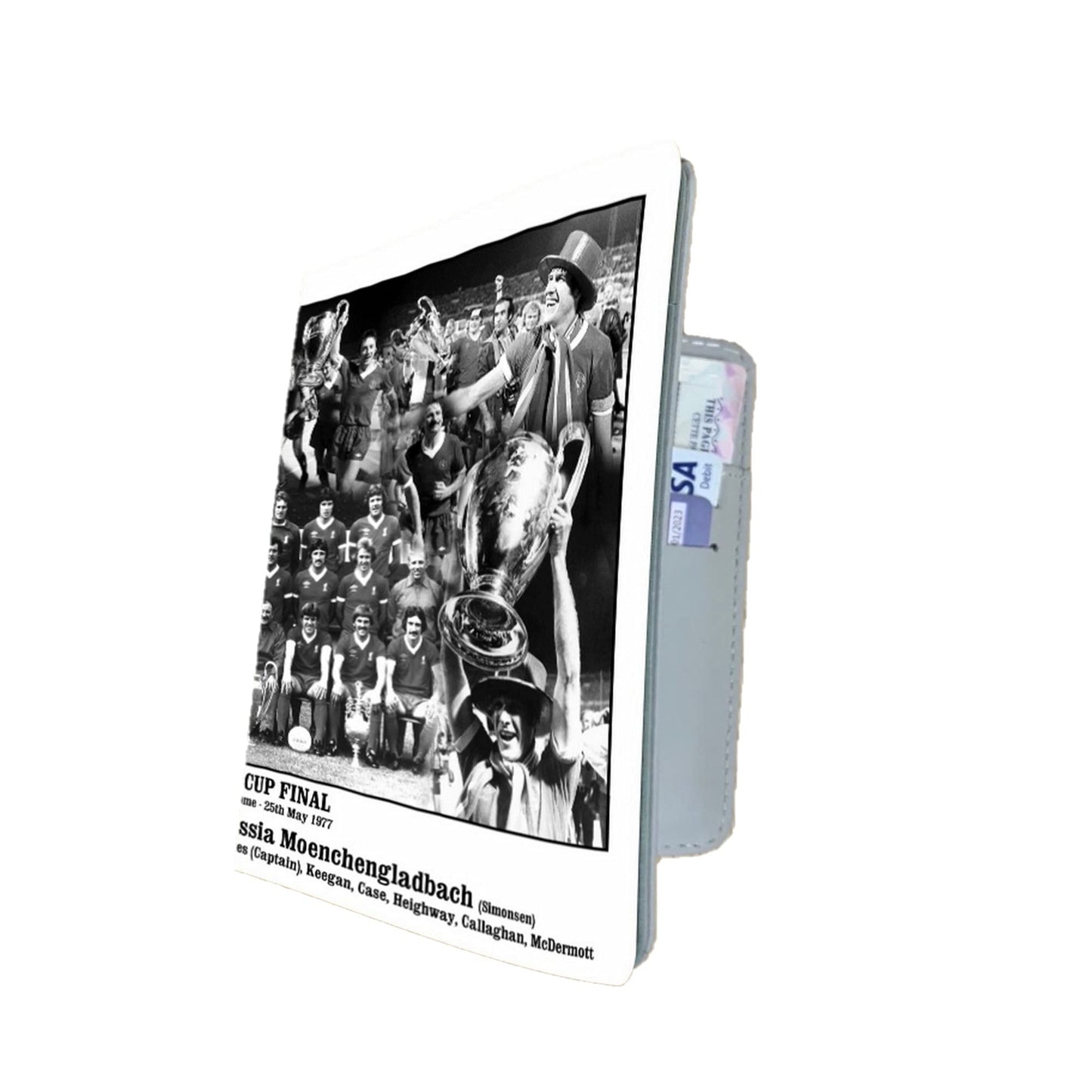 European Cup Final 1977 Liverpool Football Travel Passport Case Holder Gift