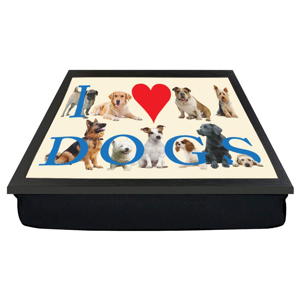 I Love Dogs Lap Tray Gift