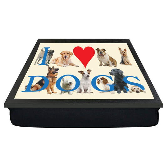 I Love Dogs Lap Tray Gift