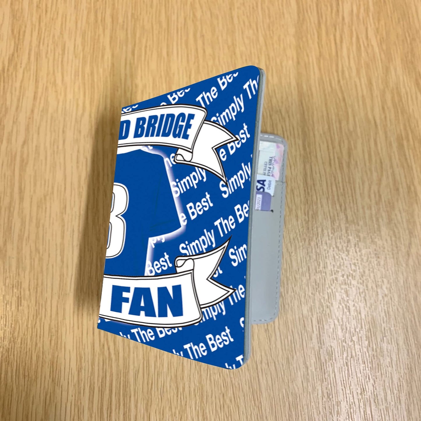 The Pensioners - The Blues - Football Shirt Travel Passport Holder Case Gift Present