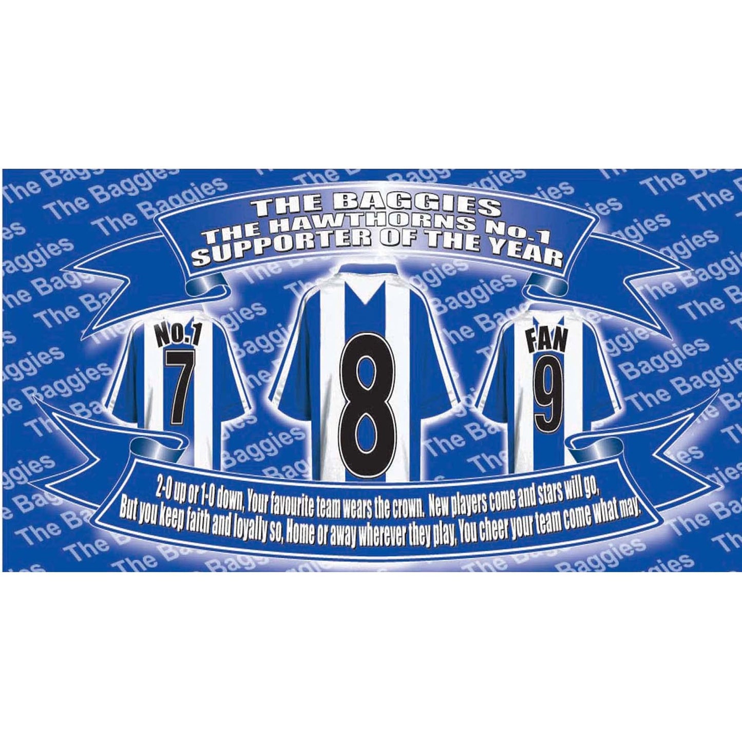 West Bromwich Football Shirt Ceramic Money Box Gift