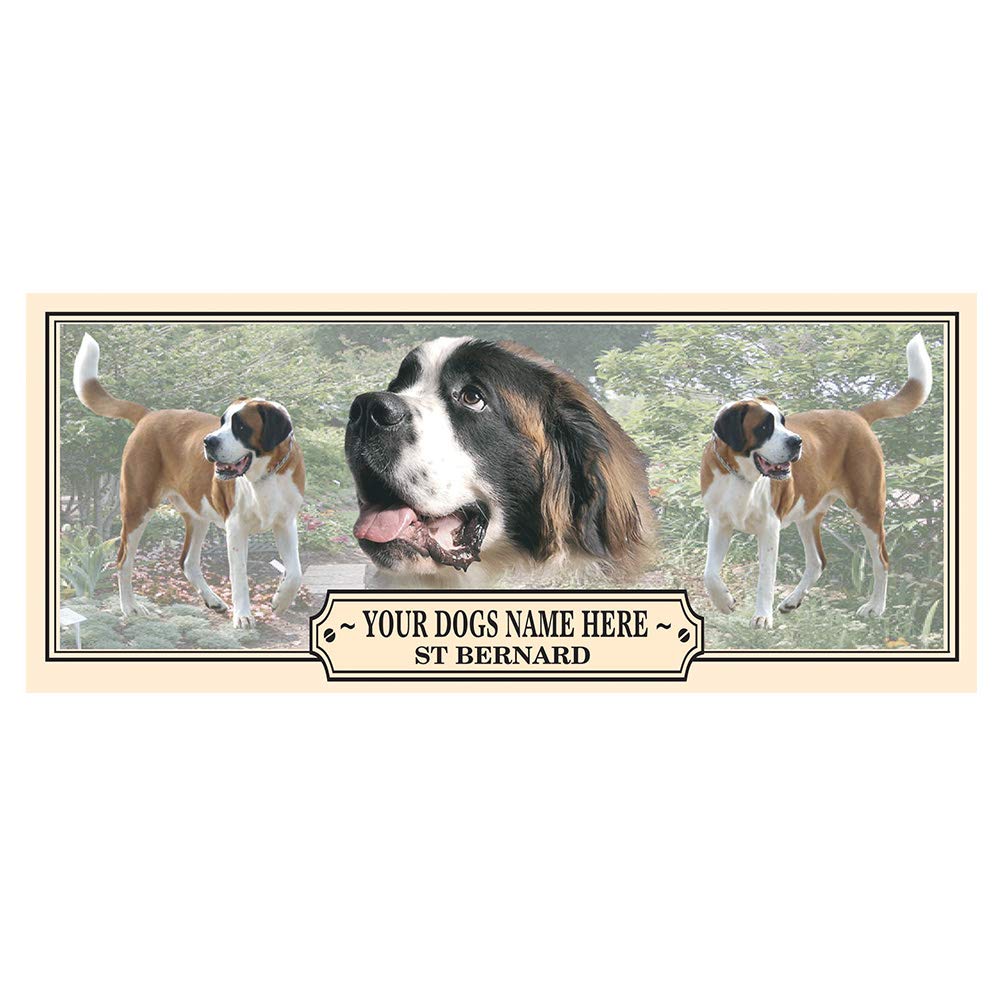 St Bernard Personalised Dog Breed Gift Mug with Treats