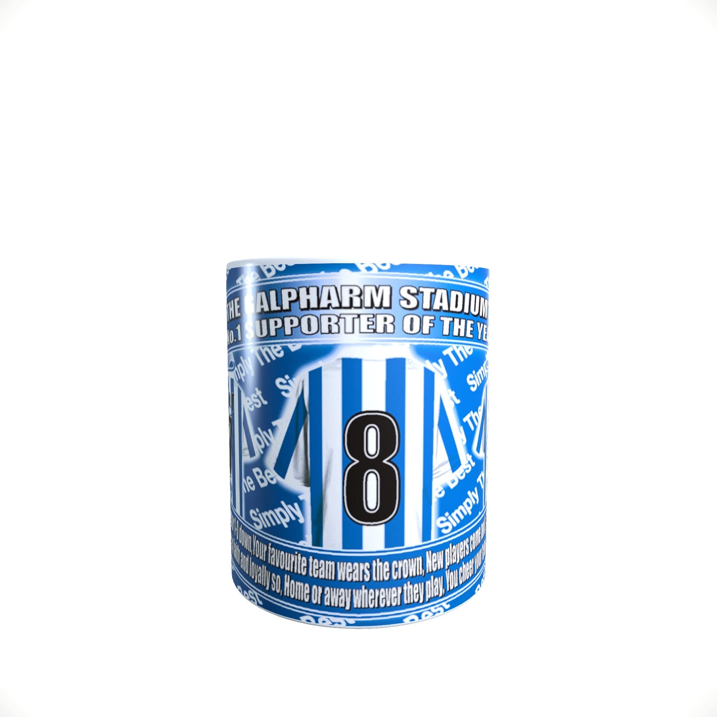 Huddersfield Football Shirt Lap Tray And Mug Gift Set