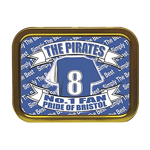 Bristol R (The Pirates) Football Shirt Tobacco Storage Tin & Products Gift Present