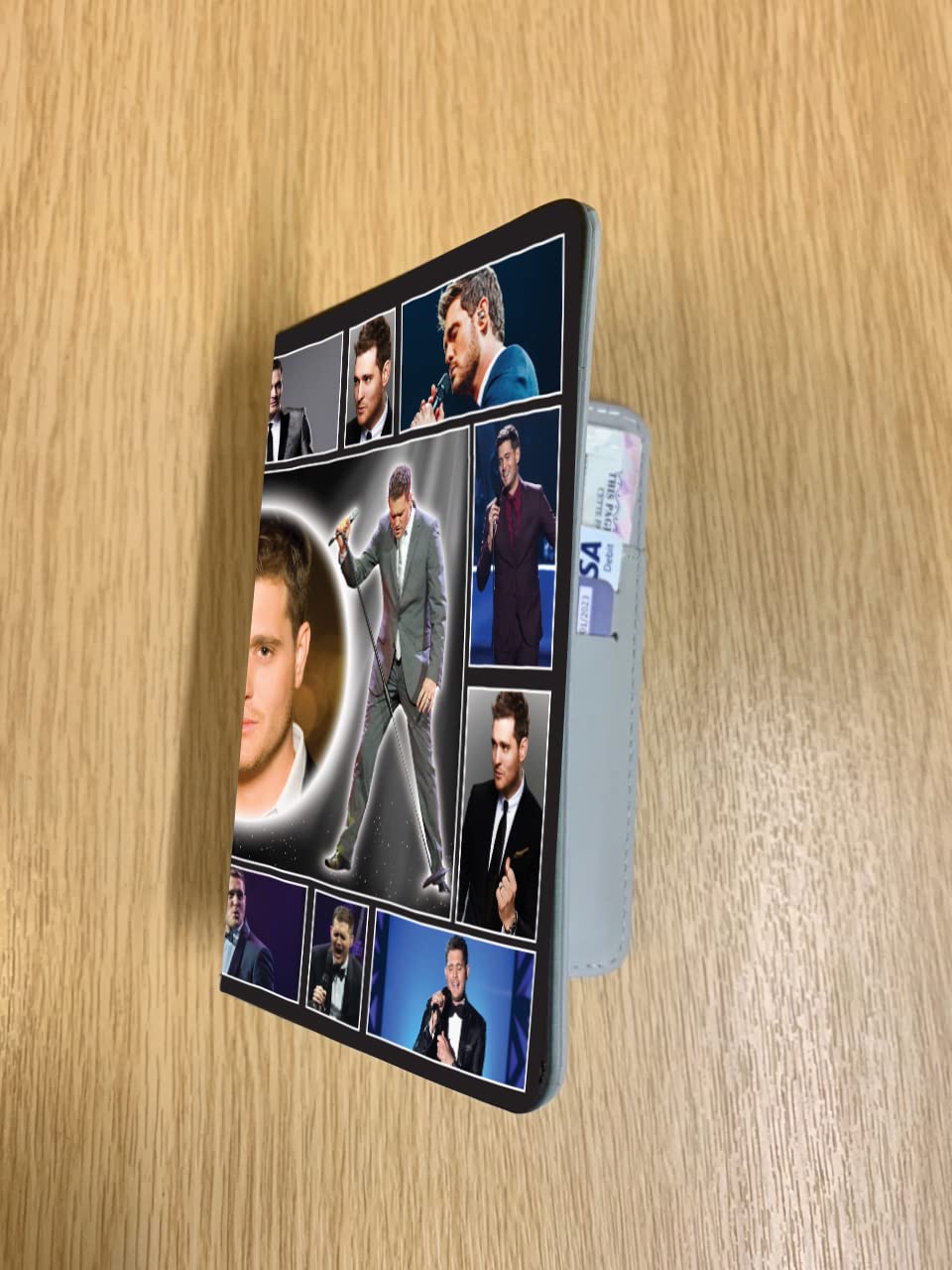 Michael-Buble Celebrity Singer Icon Passport Case Holder Gift