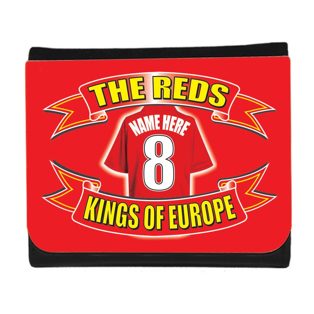 Liverpool Personalised Football Shirt Money Wallet Gift