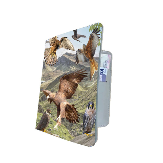 British Bird of Prey Passport Case Holder Gift