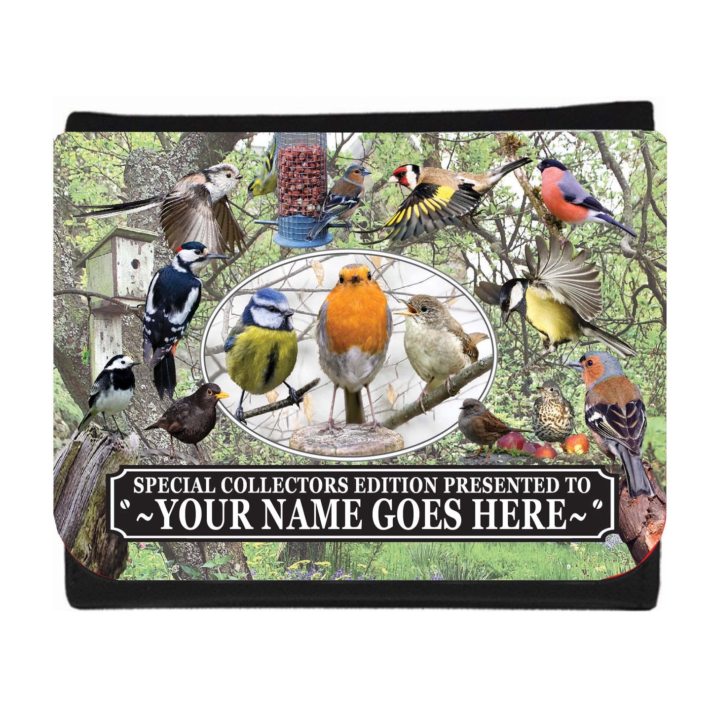 British Garden Birds Personalised Wallet Gift