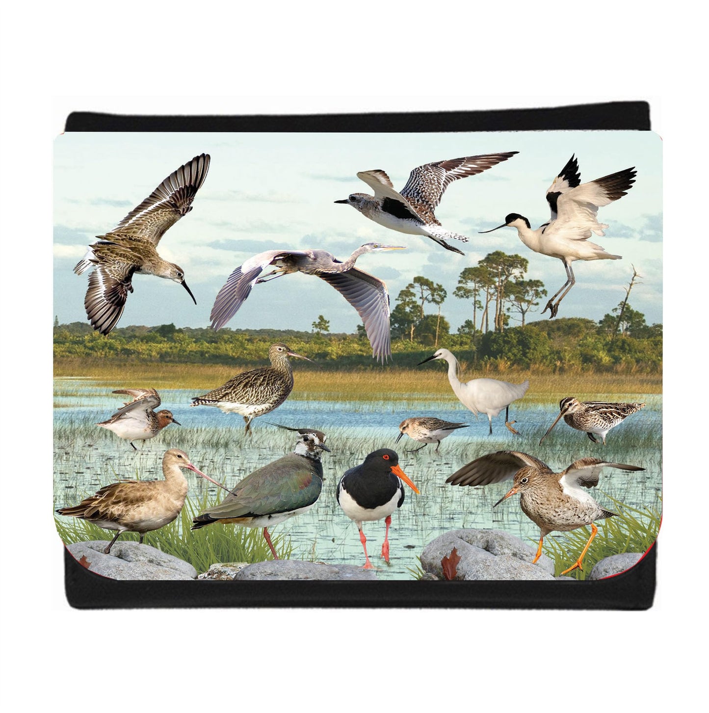 British Wetland Bird Ornithophile, Birder Wallet Gift