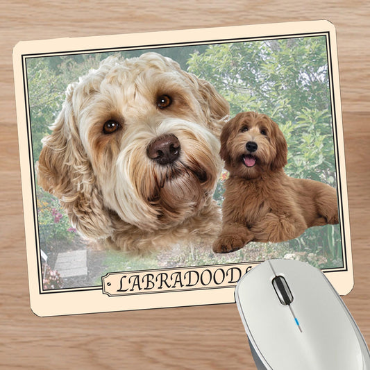 Labradoodle Dog Breed Mouse Mat Gift