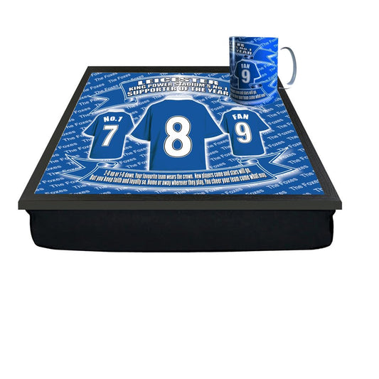 Leicester(City) Football Club Shirt Lap Tray And Mug Gift Set