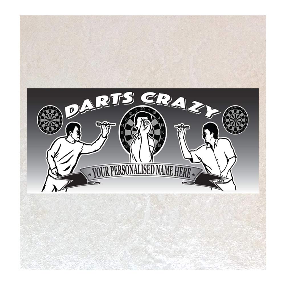 Darts Crazy Personalised Sports and Hobby Gift Mug
