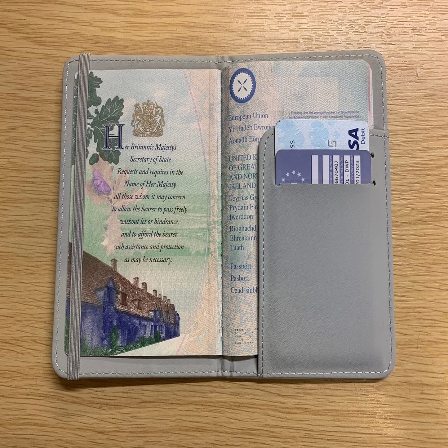 Manchester The Blues Football Shirt Travel Passport Holder Case Gift Present