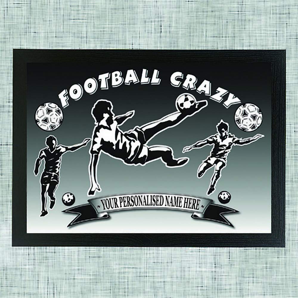 Football Crazy Personalised Lap Tray Gift