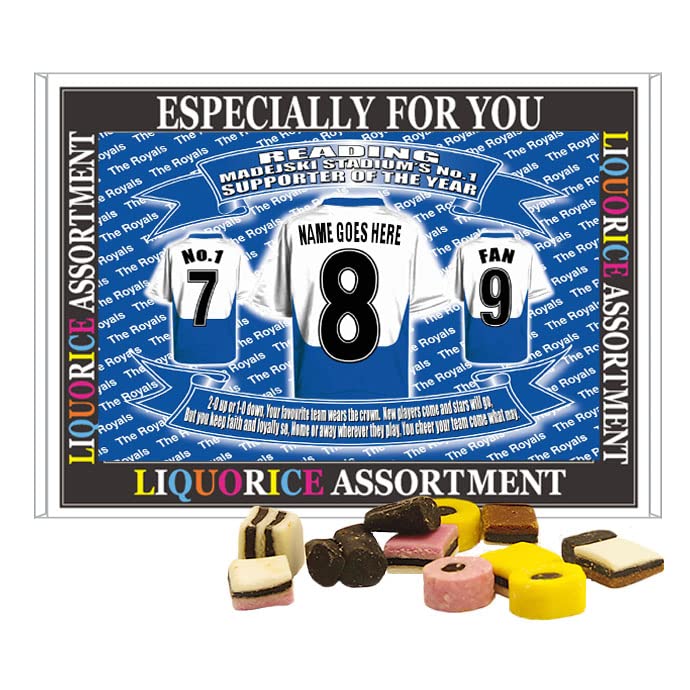 Reading Football Shirt Personalised Gift Boxed Sweets Variety