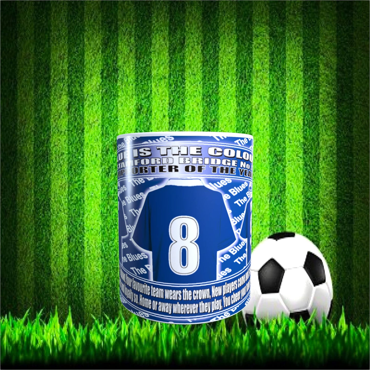The Pensioners Football Team Shirt Mug Gift with Chocolate Footballs