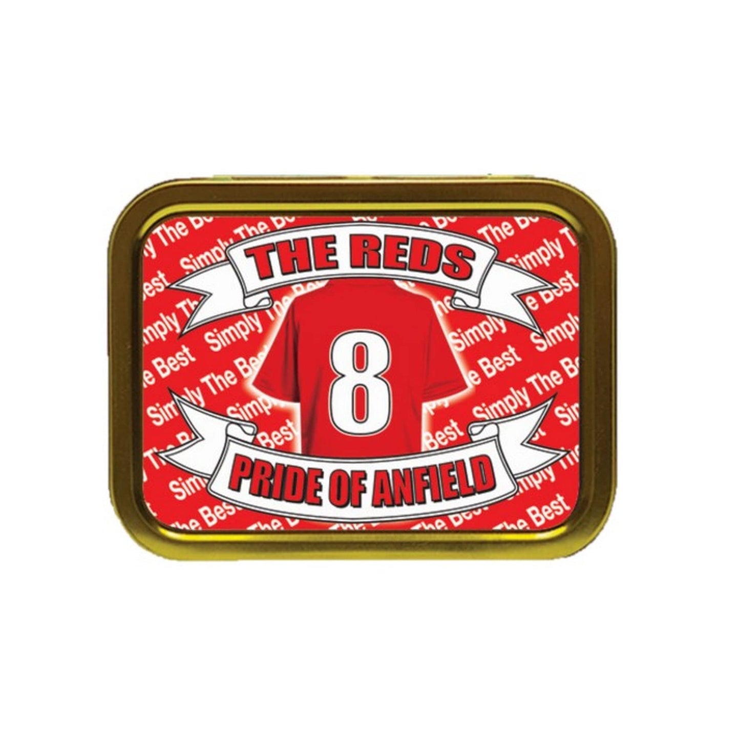 Liverpool Football Shirt Personalised Tobacco Storage Tin & Products Gift Present