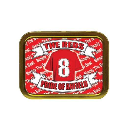 Liverpool Football Shirt Tobacco Storage Tin & Products Gift Present