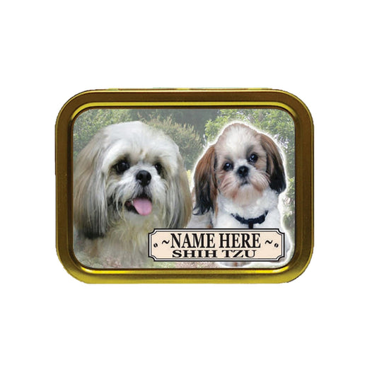 Shih Tzu Dog Breed Personalised Tobacco Storage Tin & Products